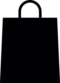 Large Shop Bag Outline Icon Svg Set, Free Vectors File